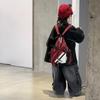 Bolso Bandolera Estilo Coreano para Niños y Niñas, Moderno, de Moda, de Gran Capacidad, Bolso de Pecho para Niños, Nuevo 2025, Bolso Infantil de Doble Uso Estilo Occidental