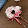 Goma para el pelo de encaje con estilo perezoso para mujer, Goma de pelo de alta gama para coletas y moños, Elegante accesorio para el pelo