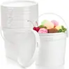 Cubo de Plástico Personalizado de 2 Litros para Alimentos Transfronterizo, para Frutas, Té de Leche, Contenedor Cuadrado Sellado para Alimentos de Perro Mascota, Lonchera Desechable