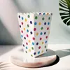 Caixa de pipoca de cartão branco 250g descartável direto da fábrica suprimentos para festa de feriado caixa de papelão pipoca Amazon