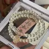 Pulseras Nuevas de Cristal Transfronterizas, Joyería de Cristal Glaseado Fresca y Dulce, Pulseras de Nicho de Alta Gama, Modelos para Estudiantes al por Mayor