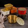 Calentador de Té de Acero Inoxidable Creativo Base para Tetera de Restaurante Calentamiento con Vela Calentador de Té Aislamiento para Té de Frutas y Flores Exterior