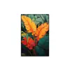 Sala de estar Vestíbulo Pintura Decorativa de Hojas Pintura Colgante Pasillo Dormitorio Mural Decoración de Pared de Fondo de TV Pintura al Óleo Stock Disponible