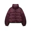 Fábrica de Ropa para Mujer Transfronteriza Venta al por Mayor 2026 Nuevo Estilo Europeo Moda Casual Holgada Cuello Alto Versátil Chaqueta de Algodón Ropa de Abrigo