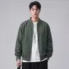 Chaqueta de moda para hombre, nueva chaqueta casual estilo coreano para primavera y otoño, chaqueta tipo béisbol versátil, prenda superior de trabajo para hombre