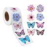 Adesivo de flor de borboleta Amazon Explosions para embalagem de presente Adesivo de vedação