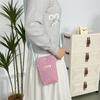 Bolsa Pequeña de Cuadros Frescos Estilo Coreano para Teléfono Móvil, Bolsa Cruzada Fresca y Linda, Bolsa Simple de Mano para Guardar Artículos Varios, Bolso Pequeño de Hombro