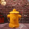 Bote de Basura de Hidrante de Incendio Creativo Retro Estilo Industrial Pie Grande Operado con Pedal Restaurante Arte de Hierro Contenedor Exterior Adornos Americanos Decorativos