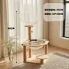 Marco para Gatos Trepadores, Nido para Gatos, Árbol para Gatos, Estante de Madera Pequeño Especial para Gatos Grandes de Una Pieza, Suministros para Mascotas al por Mayor Cápsula Espacial
