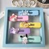 Nuevo Estilo Coreano Clip de Pato de Aleación Sin Costuras Dibujos Animados Pasador para Niños Caja de Regalo Pinza para Flequillo Pinza Lateral Set de Tocado Caja