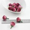 Simulación de flores de rosa al por mayor, patillas de ópera, capullo de flor, ramillete, accesorios de flores de muñeca, rosa, cabeza pequeña Q, rosa