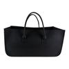 Cesta de fieltro para almacenamiento transfronterizo. Crea una bolsa de fieltro portátil para guardar leña, aperitivos, juguetes y artículos diversos. Cesta de fieltro para guardar bolsos.