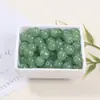 Contas Redondas de Cristal de Vidro Imitando Jade Feitas à Mão para Pulseira DIY Colar Grampo de Cabelo Material de Jade Contas Soltas Acessórios para Miçangas Atacado