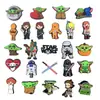 Amuletos Populares para Zapatos tipo Clog de Star Wars PVC Personajes de Anime Accesorios para Zapatos Croc