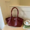 Bolso de Mano Elegante Tejido Texturizado Estilo Coreano Retro 2026 Verano Nuevo Gran Capacidad Casual para el Trabajo Bolso de Hombro Único