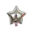 Globo de Aluminio Estrella de Cinco Puntas de 10 Pulgadas Tablero de Luz Color Único Decoraciones para Fiesta de Cumpleaños Habitación de Boda Arreglo de Celebración de Eventos Aluminio