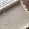 Collar de Plata Esterlina S925 Diseño Nicho Nota Musical Amor para Mujer Exquisito Sencillo Lujo Ligero Cadena Clavícula Elegante Versátil Cadena para Cuello