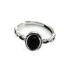 Anillo de Plata de Ley S925 para Mujer, Estilo de Nicho de Gama Alta, No se Desvanece, Anillo de Dedo Versátil Estilo Ins, Joyería Coreana de Estilo Abierto