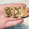 Estilo Tíbet Joyería del Tíbet Joyería Nepalesa Collar Colgante de Hueso de Vaca Hecho a Mano Colgante Enviado al Azar