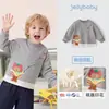 Sudadera Infantil Jellybaby Kidsren 2026 Otoño Nuevo Estilo Tops de Manga Larga para Niños Ropa de Otoño para Niñas Ropa para Bebés de 5 Años