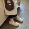 Zapatos Transfronterizos para Niños Pequeños, Zapatos de Invierno para Niñas, Ropa para Exteriores, Zapatos Peludos de Algodón de Doble Capa, Zapatos de Princesa para Niñas con Forro de Felpa