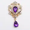 Atacado transfronteiriço 32*60mm pingente de acrílico gota d'água joias broche plano acessórios DIY roupas adorno de cabeça