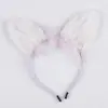 Diadema Divertida de Orejas de Conejo Diadema de Encaje de Orejas de Gato Cosplay Celebridad de Internet Presentador Accesorios para el Cabello Sexys para Fiesta