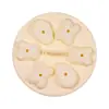 Molde para Pastel al Vapor de Silicona de Grado Alimenticio para Suplementos Alimenticios de Bebé, Molde para Pastel de Oso, Molde para Suplementos Alimenticios Infantiles, Molde para Salchichas