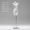 Accesorios para Modelos de Lencería, Maniquíes de Medio Cuerpo Femeninos y Masculinos, Figuras de Plástico para Exhibir Sujetadores y Ropa Interior, Exhibidores para Escaparates