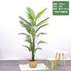 Palma Areca Artificial Grande de Pie Planta Verde Artificial Planta en Maceta Estilo Nórdico Palma Areca Artificial Decoración de Sala de Estar Interior