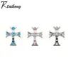F136 aleación de titanio cabeza de joyería cruz retro transfronteriza G23 aleación de titanio cuerpo piercing joyería cabeza