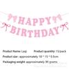 Decoración de Cumpleaños de Lazo Nuevo Suministros para Fiesta Diseño Temático Banner Desechable Bandera de Arrastre Plato de Cena Vaso de Papel Papel Tisú