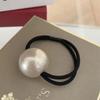 Francês simples rabo de cavalo de alta qualidade cocar elegante faixa de cabelo Big Pearl todos os jogos corda de cabelo corda de cabelo acessórios para o cabelo