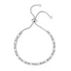 Europa e Estados Unidos cor popular zircônia garra corrente pulseira feminina diamante completo corrente tênis Amazon grego explosões temu atacado