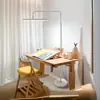 Lámpara de pesca dorada, minimalista post-moderna nórdica para sala de estar, lámpara de mesita de sofá de alta gama, lámpara de pie de pesca de hierro
