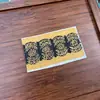Thangka Nepalesa de Hotong Xizang Pintada à Mão Pura de Divindade Amarela Lao com Mantra do Coração 1*3 [Coração da Carta]