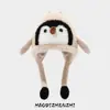 Chapéus Infantis, Chapéus de Inverno, Chapéus de Pinguim, Chapéus Espessos Quentes à Prova de Vento com Proteção para Orelhas para Meninos e Meninas, Chapéus Lei Feng, Novos Estilos Primavera e Verão