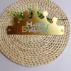 Chapéu de Aniversário Dobrável Popular na Internet Crianças Aniversário Ano Velho Adulto Chapéu de Coroa Decoração de Local de Festa de Aniversário Suprimentos