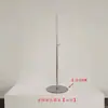 Base para Manequim de Meio Corpo, Suporte de Ferro Dourado e Prateado, Acessórios para Haste, Plataforma de Aço Inoxidável, Base Quadrada e Redonda