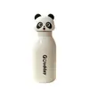 Nueva taza termo infantil de animal lindo, taza con pajita de dibujos animados de acero inoxidable 316, taza de agua de alta estética para regalo de estudiante