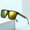 Novos Óculos de Sol de Bambu Antiuva Retrô para Homens, Óculos de Sol Modernos e Versáteis, Óculos de Sol com Proteção UV da Moda Transfronteiriça