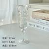 Copa de vino de ambiente, copa fina de alta gama, copa de cristal vintage con relieve de diamante, copa de champán, copa de jugo