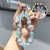 Fabricante Mayorista de Llaveros Transfronterizos con Cuentas de Moño, Llaveros para Coche de Niñas Temática Dopamina, Cordones para Teléfono con Forma de Corazón