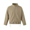 Chamarra de cuello alto de diseñador de nicho de moda Restarall para hombre y mujer, abrigo Harrington oversized de primavera y otoño RW057