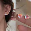 Pendientes de Clip de Lujo Ligero Estilo Hong Kong sin Agujeros para Orejas Pendientes Geométricos de Perla y Camelia para Mujer Sentido Avanzado Simples Elegantes Pendientes Versátiles