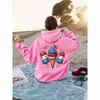 Exportación Transfronteriza Amazon Wish Sudadera con Capucha Día de la Independencia Helado Fuegos Artificiales Estampado Una Pieza Lote