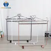 Soporte de Exhibición de Collares de 19 Ganchos para Montaje de Puesto, Estante de Exhibición de Joyería de Hierro Forjado, Estante de Almacenamiento de Collares para el Hogar