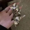¡Inteligente y Sexy! Pendientes Metálicos Irregulares Retro de Alta Gama con Estilo Fresco, Moda Única, Accesorios para Orejas Simples y Elegantes