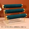 Suporte Simples para Pulseiras de Joia, Suporte Dourado de Três Camadas para Exibição de Relógios e Pulseiras, Suporte para Pulseiras, Adereços e Suporte de Exibição de Joias para Balcão