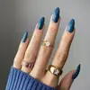 Uñas Postizas Populares Transfronterizas, Color Sólido, Estilo Simple, Puntas Cuadradas Forma Almendra, Puntas para Uñas Artísticas de Alta Calidad al por Mayor